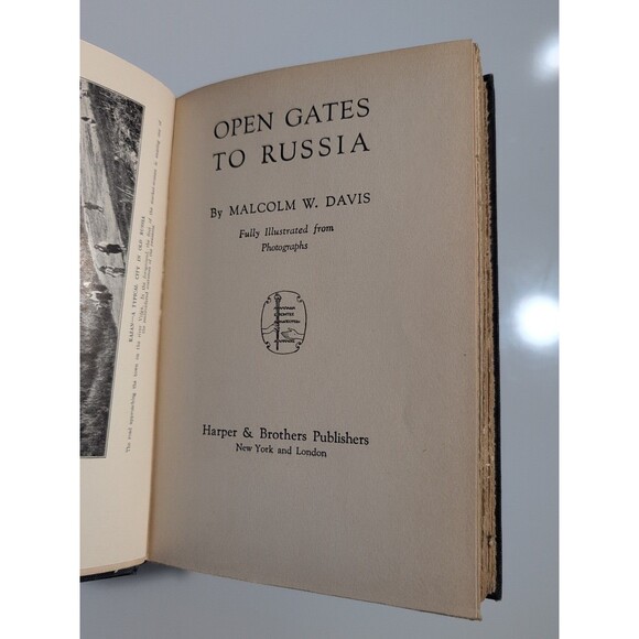 Open Gates to Russia (1920) - Rare First Edition - Soviet History - Picture 8 of 12